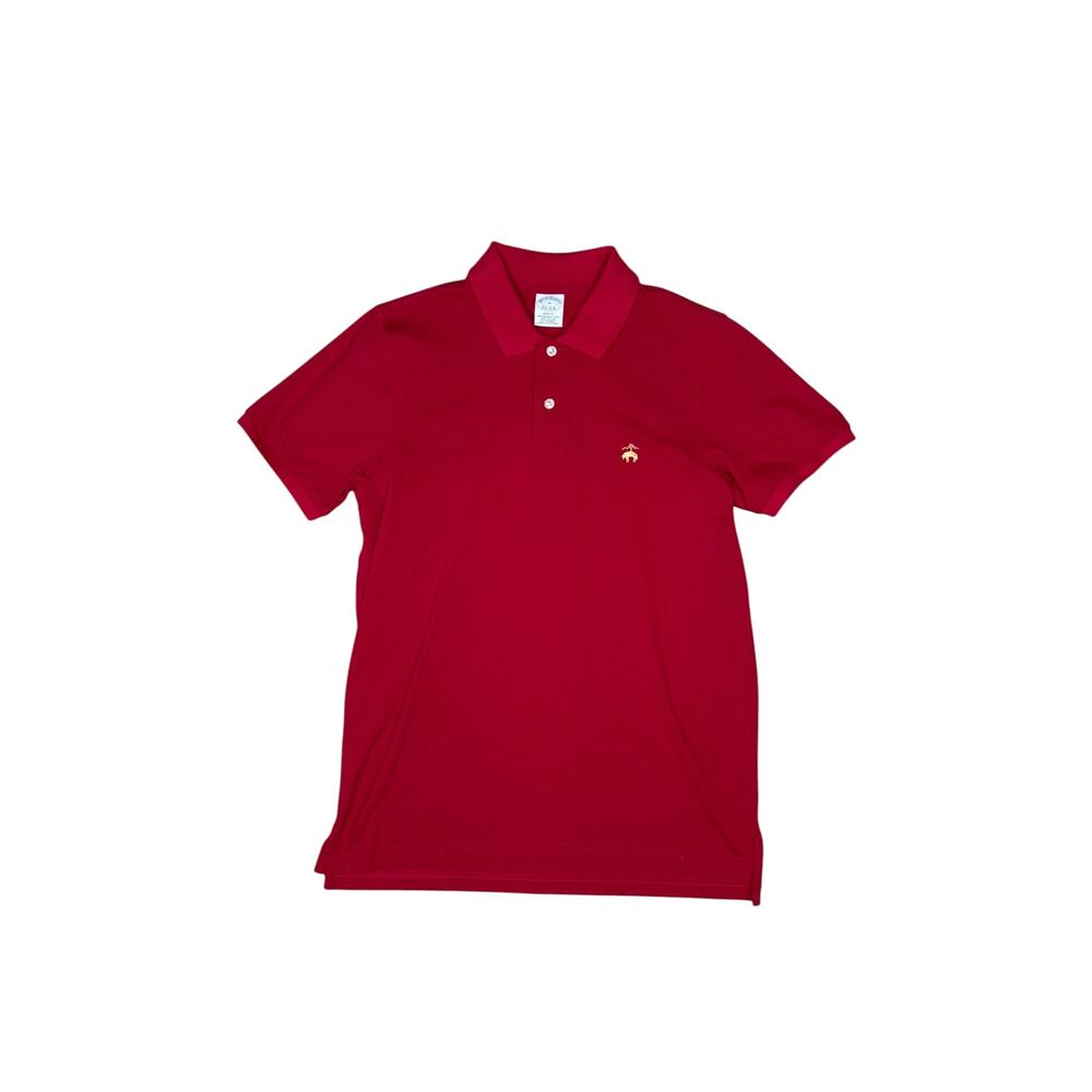 Brooks Brothers Red Performance Slim Fit Polo Shirt Size Medium - Picture 2 of 6